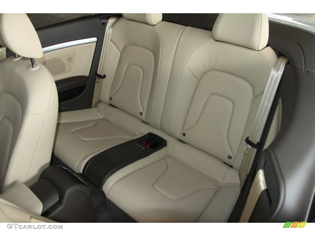 Velvet Beige/Moor Brown Interior 2013 Audi A5 2.0T quattro Cabriolet Photo #68242891