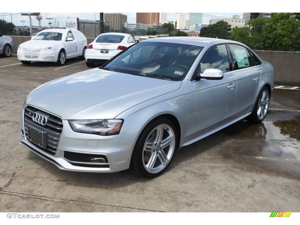 2013 S4 3.0T quattro Sedan - Ice Silver Metallic / Black photo #3