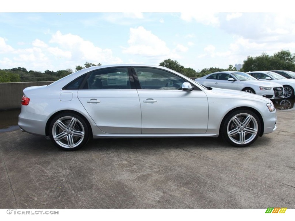 2013 S4 3.0T quattro Sedan - Ice Silver Metallic / Black photo #9