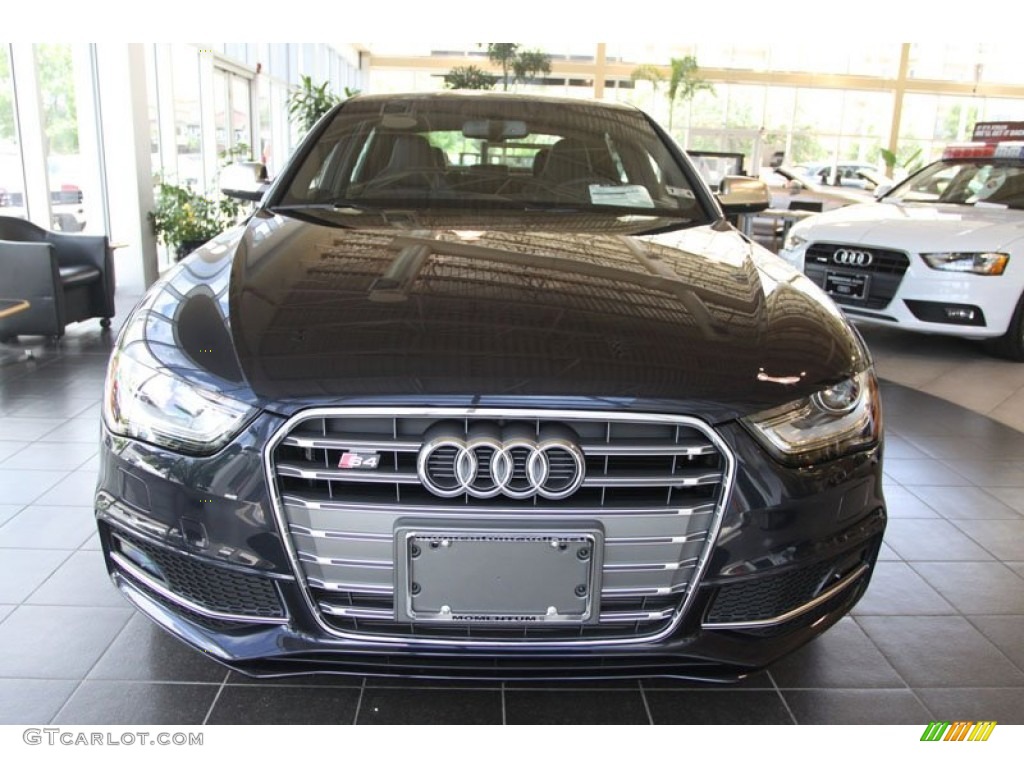 2013 S4 3.0T quattro Sedan - Moonlight Blue Metallic / Black photo #2