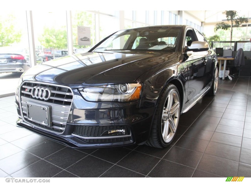 2013 S4 3.0T quattro Sedan - Moonlight Blue Metallic / Black photo #3