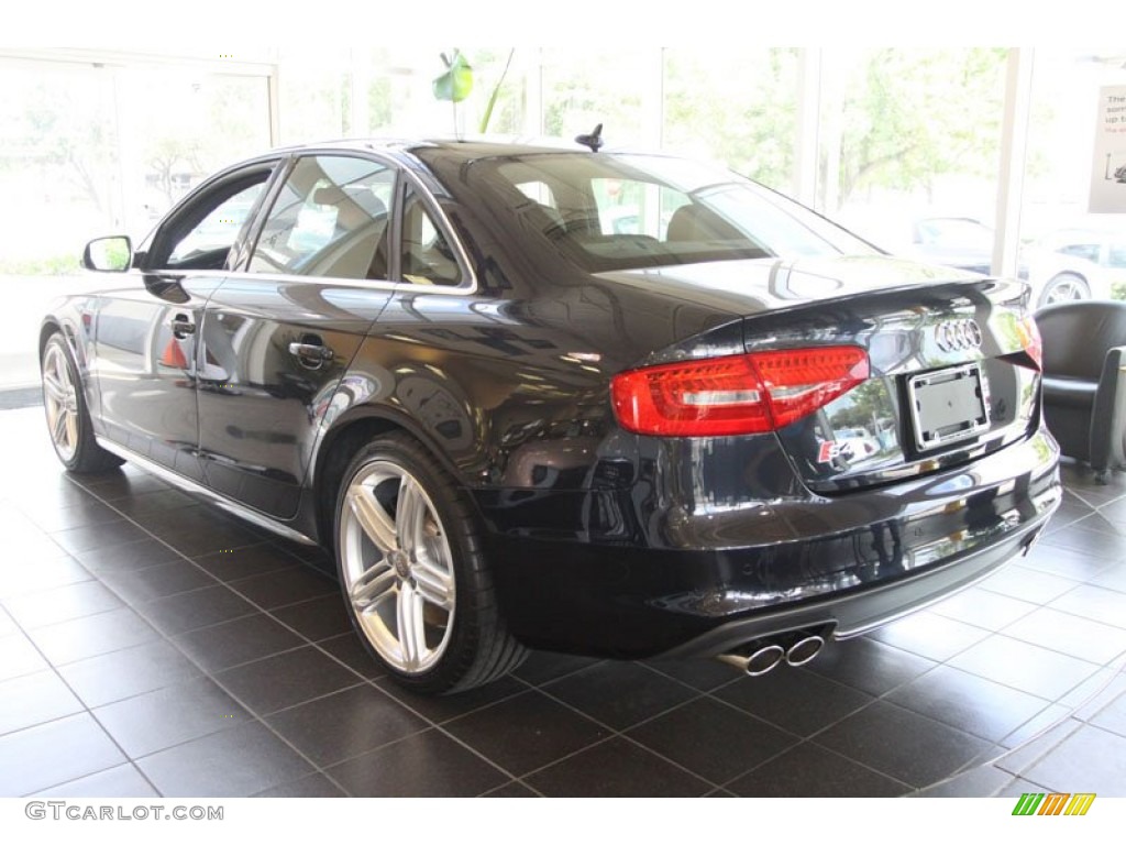 2013 S4 3.0T quattro Sedan - Moonlight Blue Metallic / Black photo #7