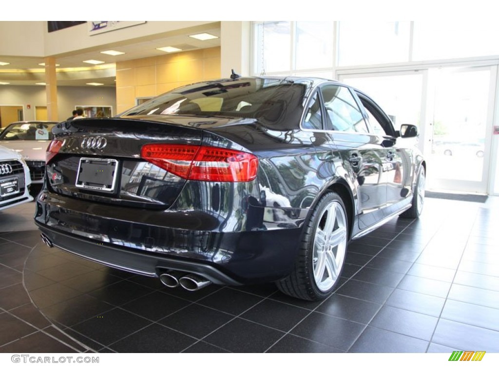 2013 S4 3.0T quattro Sedan - Moonlight Blue Metallic / Black photo #9