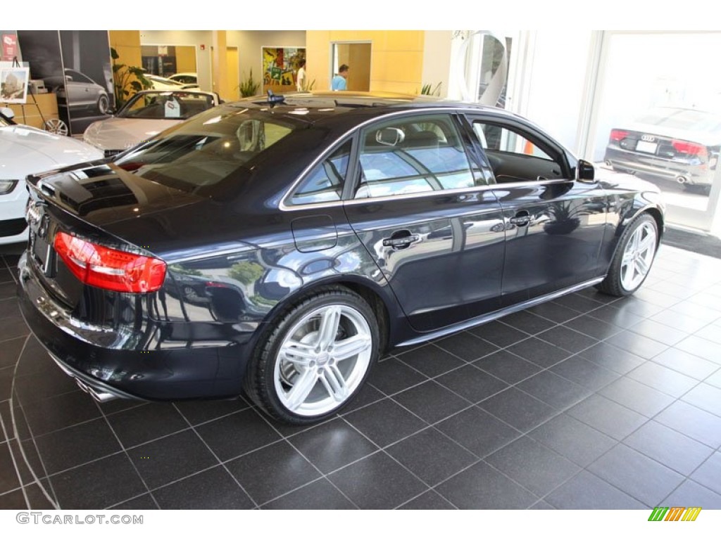 2013 S4 3.0T quattro Sedan - Moonlight Blue Metallic / Black photo #10