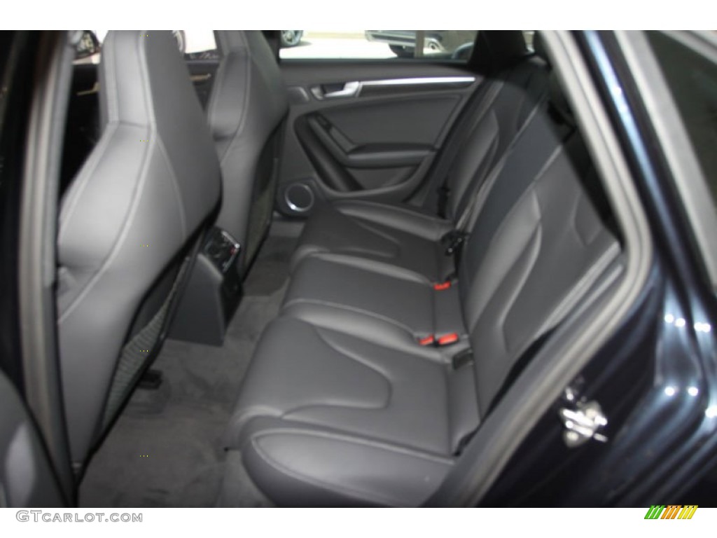 Black Interior 2013 Audi S4 3.0T quattro Sedan Photo #68243395