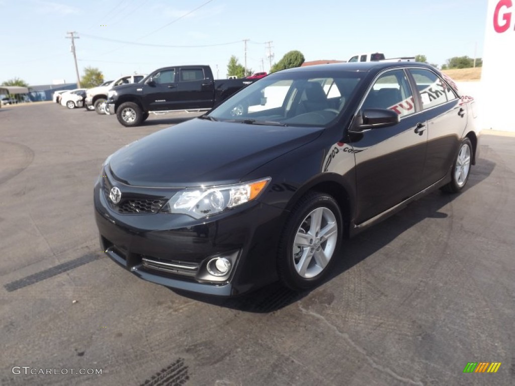 2012 Camry SE - Attitude Black Metallic / Black/Ash photo #3