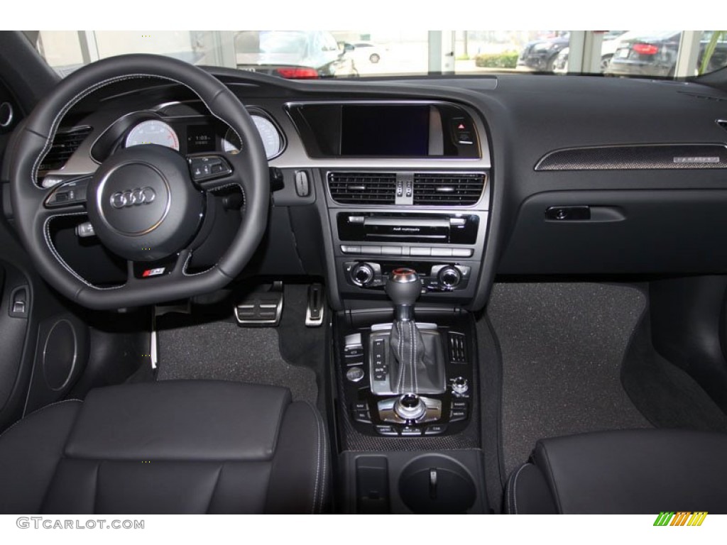 2013 Audi S4 3.0T quattro Sedan Black Dashboard Photo #68243416