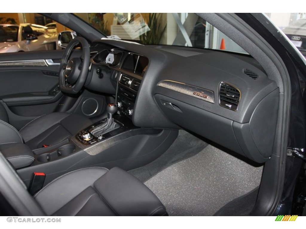 2013 Audi S4 3.0T quattro Sedan Black Dashboard Photo #68243536