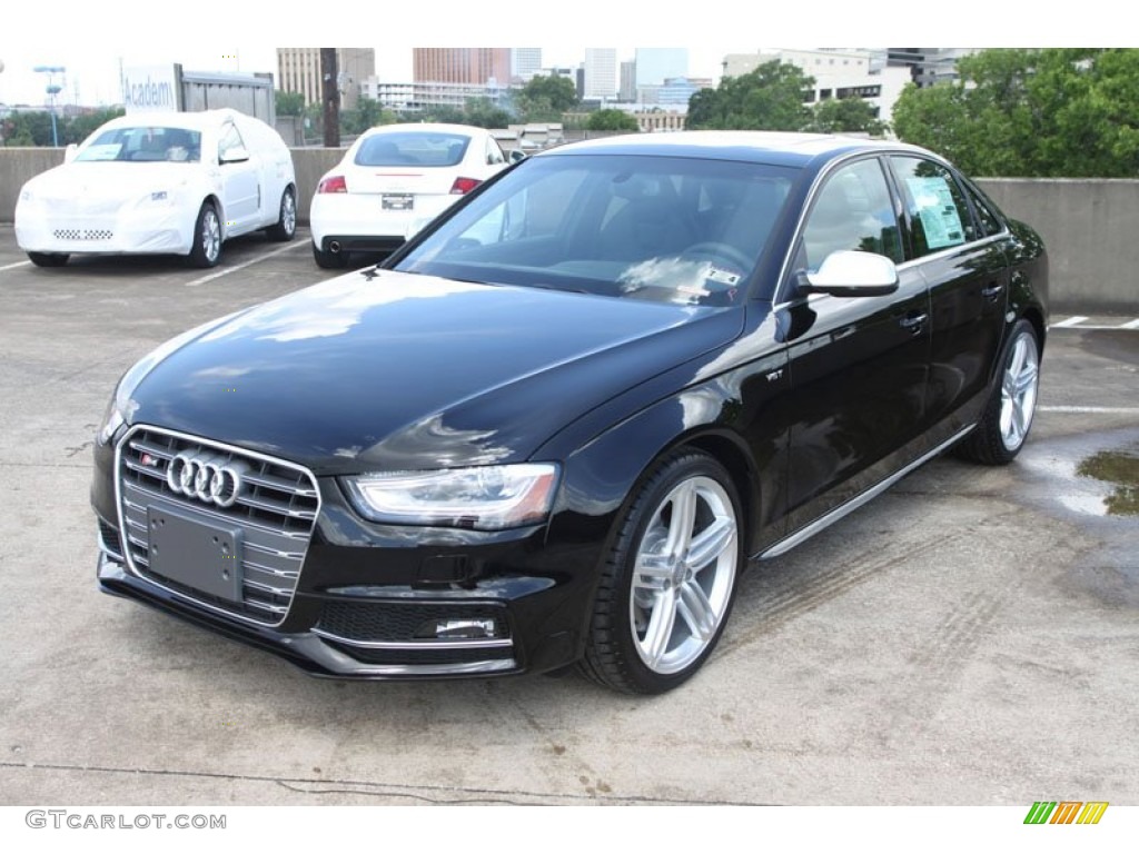 Brilliant Black 2013 Audi S4 3.0T quattro Sedan Exterior Photo #68243590