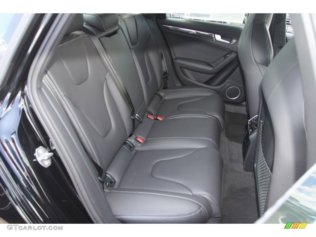 Black Interior 2013 Audi S4 3.0T quattro Sedan Photo #68243779