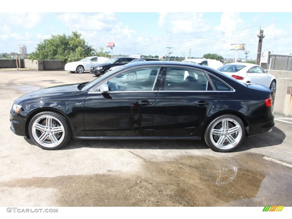 Brilliant Black 2013 Audi S4 3.0T quattro Sedan Exterior Photo #68243871