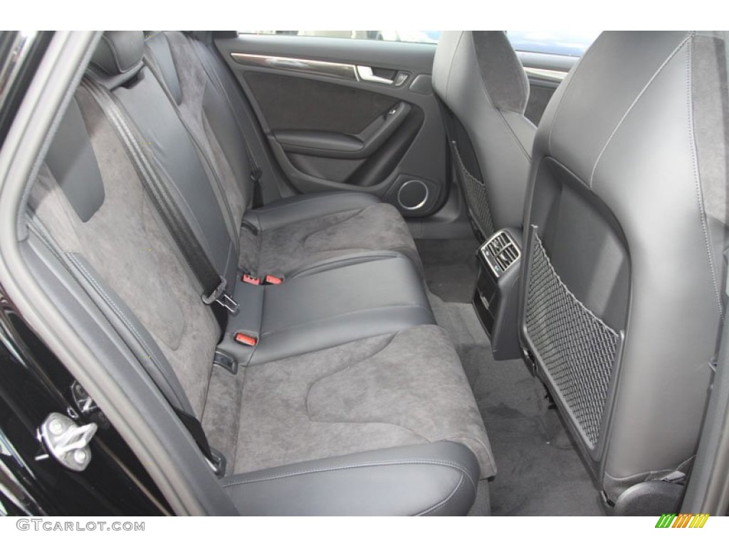 Black Interior 2013 Audi S4 3.0T quattro Sedan Photo #68244040