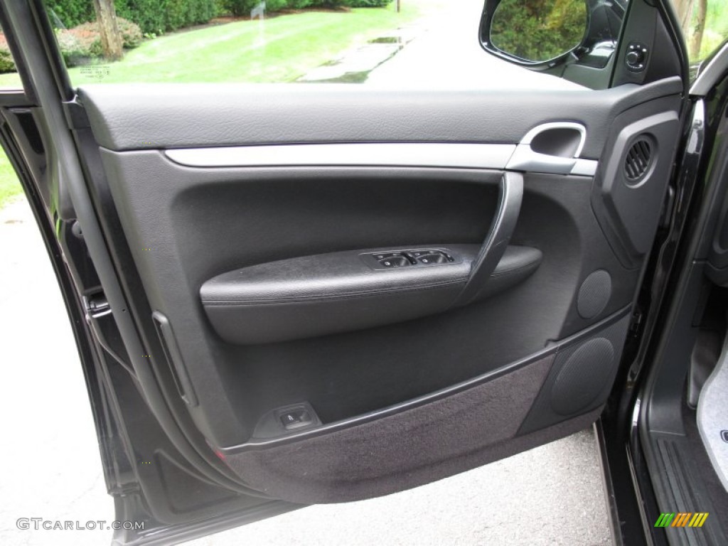 2009 Porsche Cayenne Tiptronic Black Door Panel Photo #68244799