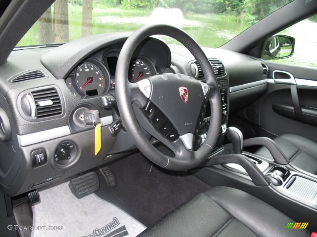 Black Interior 2009 Porsche Cayenne Tiptronic Photo #68244868