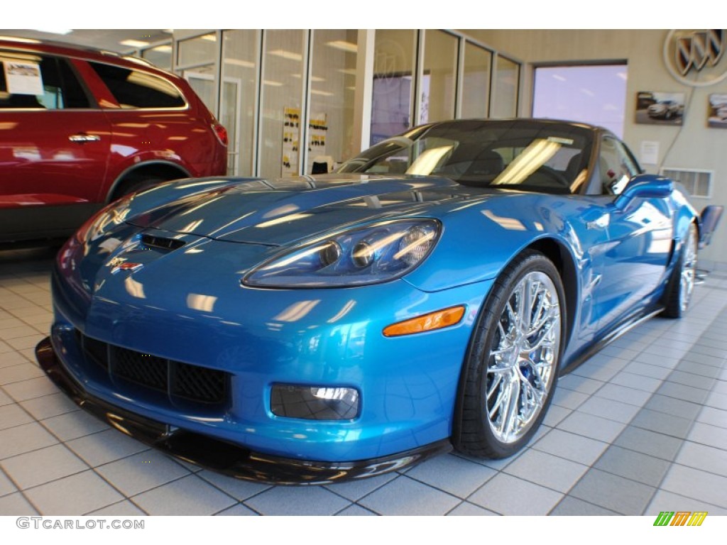 Jetstream Blue Metallic 2009 Chevrolet Corvette ZR1 Exterior Photo #68244886