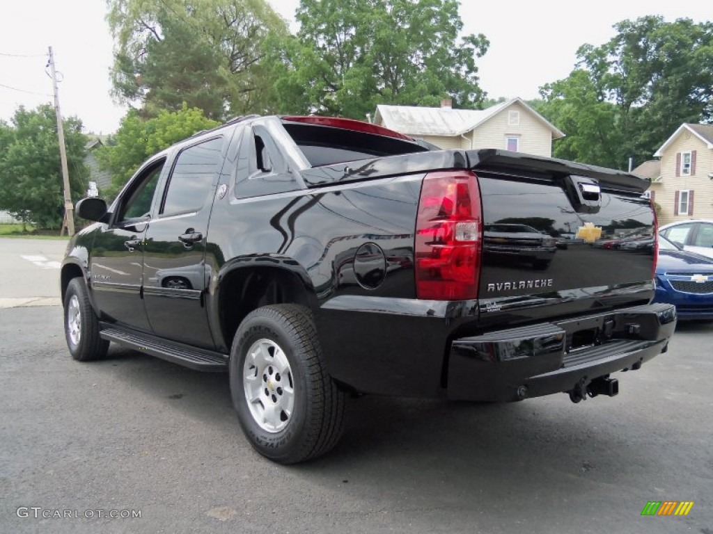 Black 2013 Chevrolet Avalanche LS 4x4 Black Diamond Edition Exterior Photo #68245069