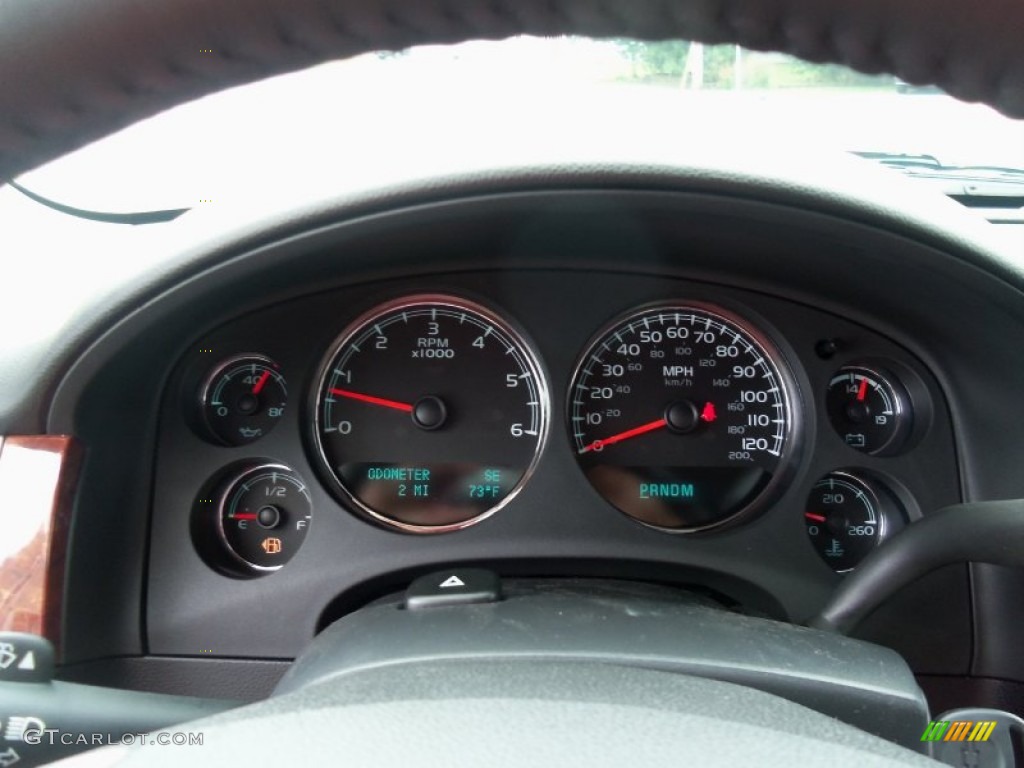 2013 Chevrolet Avalanche LS 4x4 Black Diamond Edition Gauges Photo #68245201