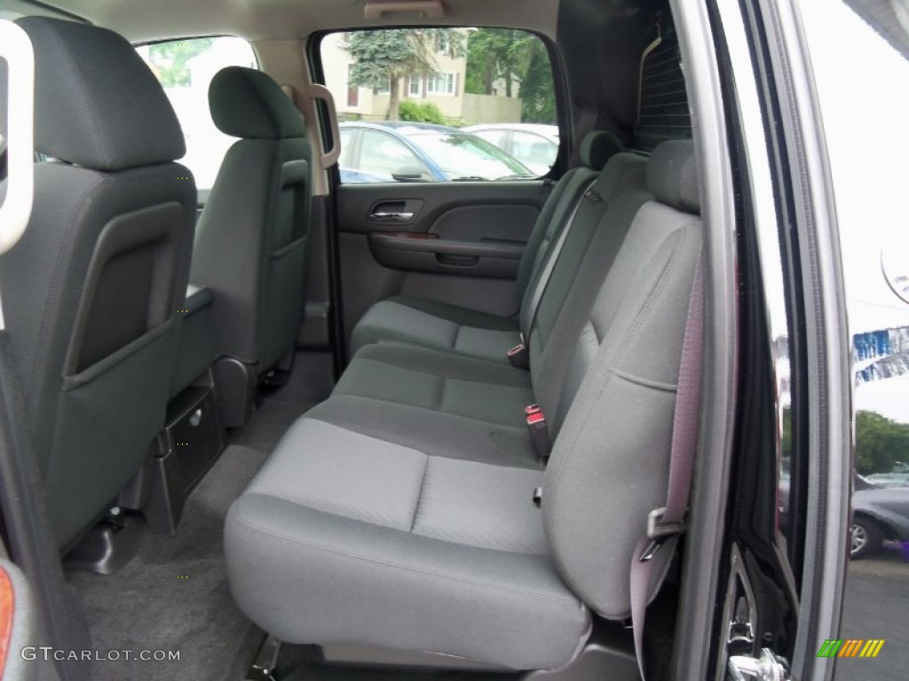 2013 Chevrolet Avalanche LS 4x4 Black Diamond Edition Rear Seat Photo #68245342