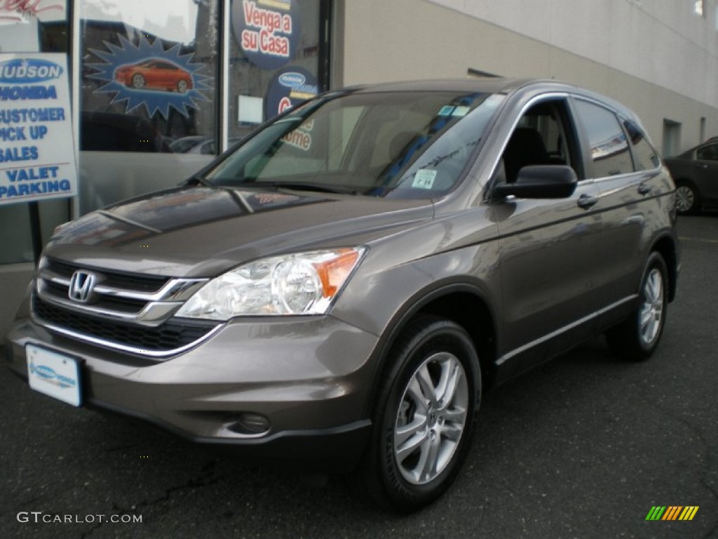 2010 CR-V EX AWD - Urban Titanium Metallic / Black photo #1