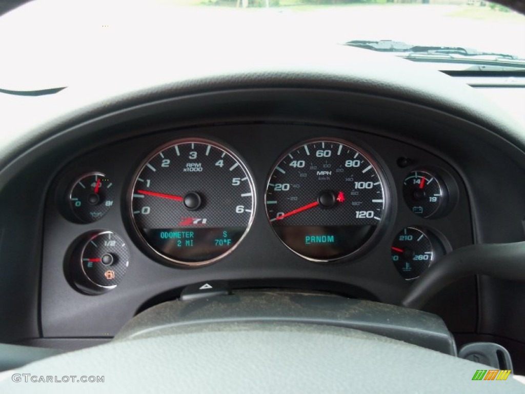 2013 Chevrolet Avalanche LT 4x4 Black Diamond Edition Gauges Photo #68245630