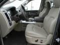 Light Pebble Beige/Bark Brown Front Seat Photo for 2011 Dodge Ram 1500 #68245878
