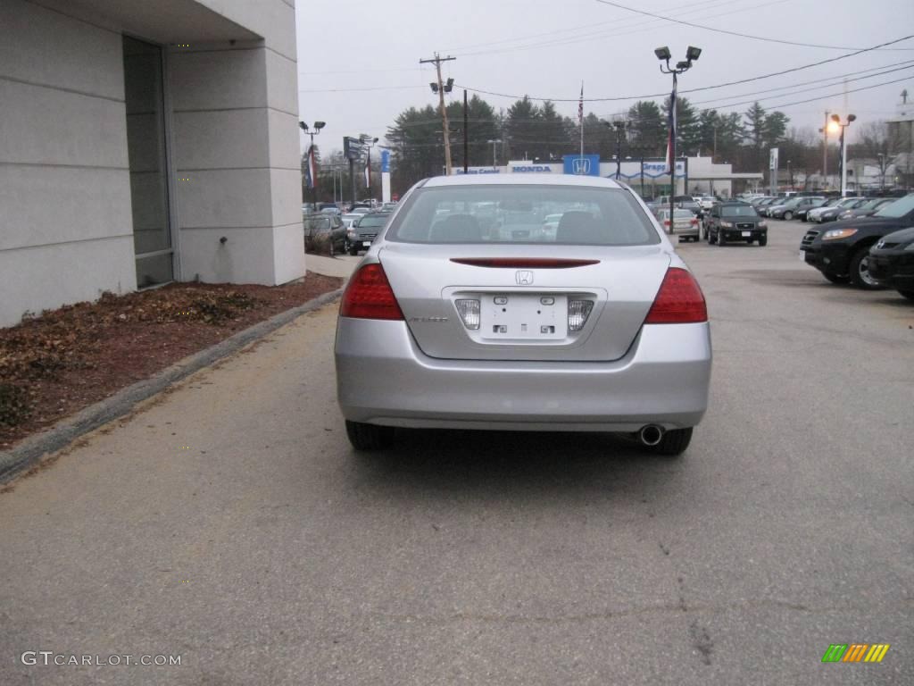 2007 Accord LX Sedan - Alabaster Silver Metallic / Black photo #8