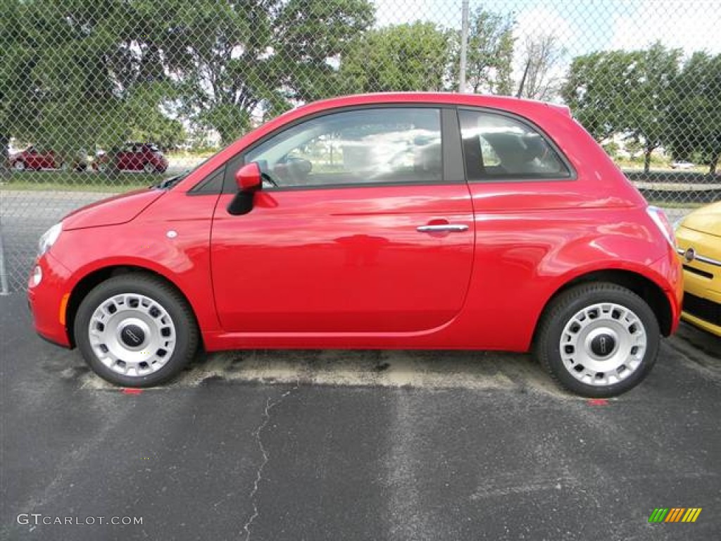 Rosso (Red) 2012 Fiat 500 Pop Exterior Photo #68246779