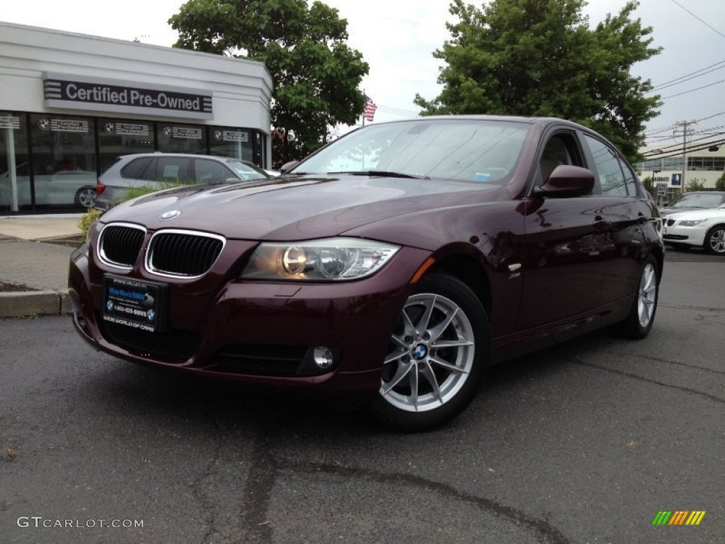 2009 3 Series 328xi Sedan - Barbara Red Metallic / Beige photo #1