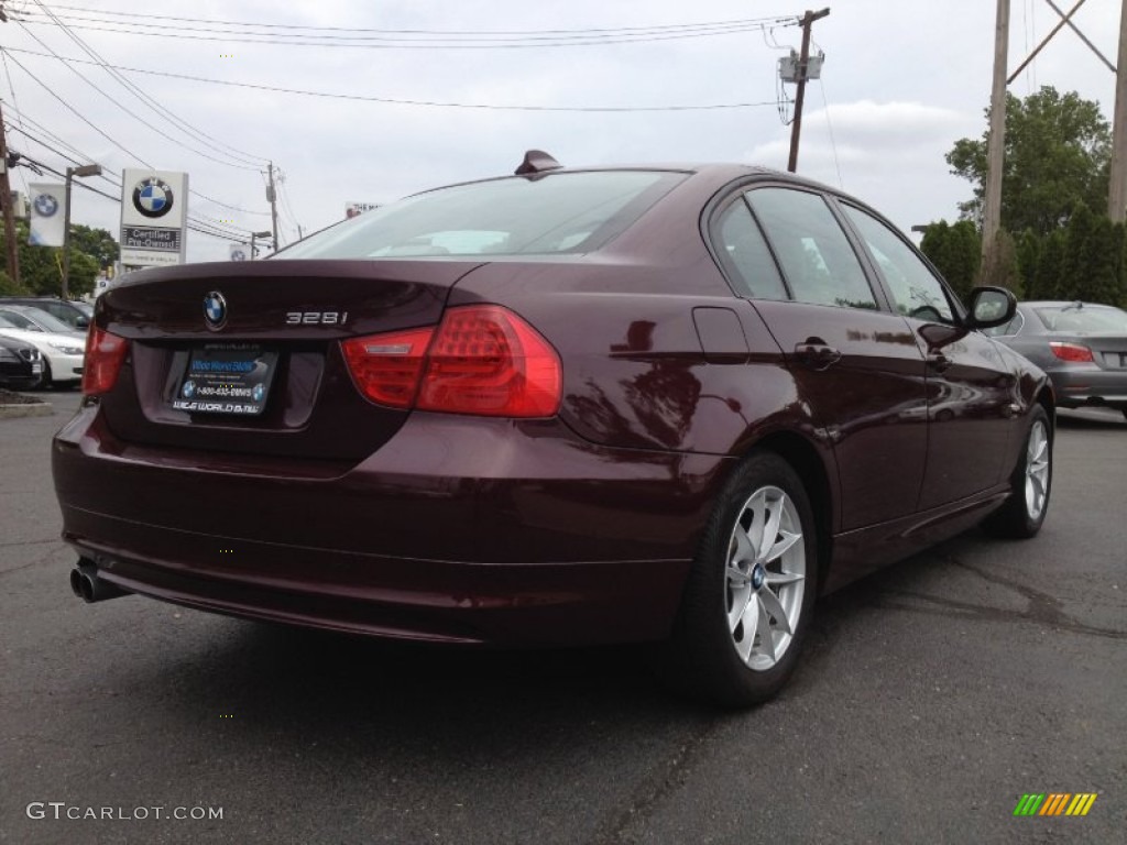 2009 3 Series 328xi Sedan - Barbara Red Metallic / Beige photo #4