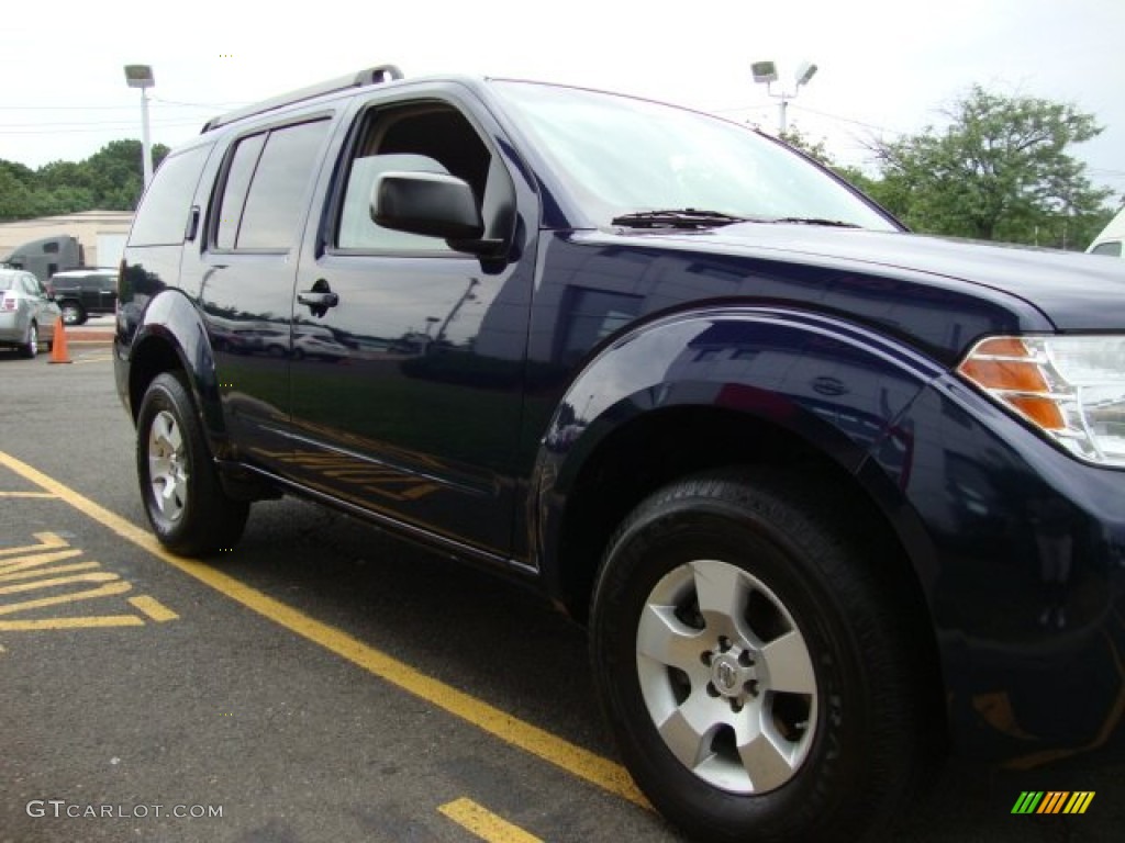 2010 Pathfinder S 4x4 - Navy Blue Metallic / Cafe Latte photo #8