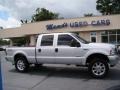 Silver Metallic 2006 Ford F250 Super Duty Lariat FX4 Off Road Crew Cab 4x4