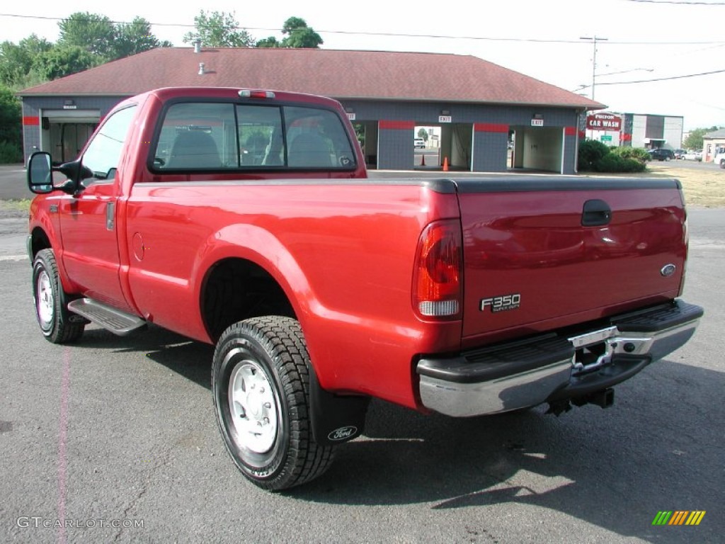 Toreador Red Metallic 2002 Ford F350 Super Duty XL Regular Cab 4x4 Exterior Photo #68248526