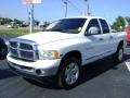 2005 Bright White Dodge Ram 1500 Laramie Quad Cab 4x4  photo #3