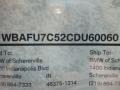 2012 Dark Graphite Metallic II BMW 5 Series 535i xDrive Sedan  photo #16