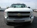 2009 Summit White Chevrolet Silverado 3500HD Work Truck Regular Cab 4x4 Dually  photo #2