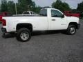 2009 Summit White Chevrolet Silverado 3500HD Work Truck Regular Cab 4x4 Dually  photo #7