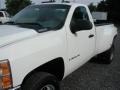 2009 Summit White Chevrolet Silverado 3500HD Work Truck Regular Cab 4x4 Dually  photo #19