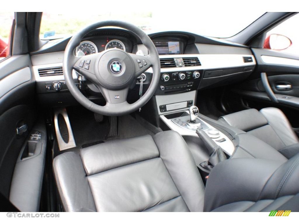 2008 M5 Sedan - Indianapolis Red Metallic / Black photo #15