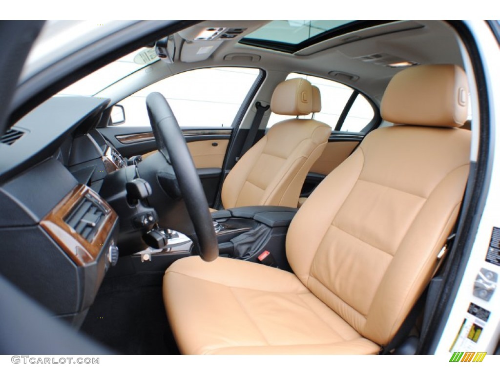 Natural Brown Interior 2010 BMW 5 Series 528i xDrive Sedan Photo #68249530