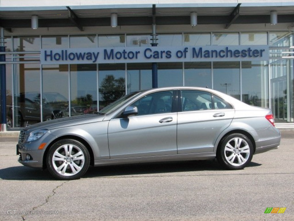 2009 C 300 4Matic - Palladium Silver Metallic / Grey/Black photo #1