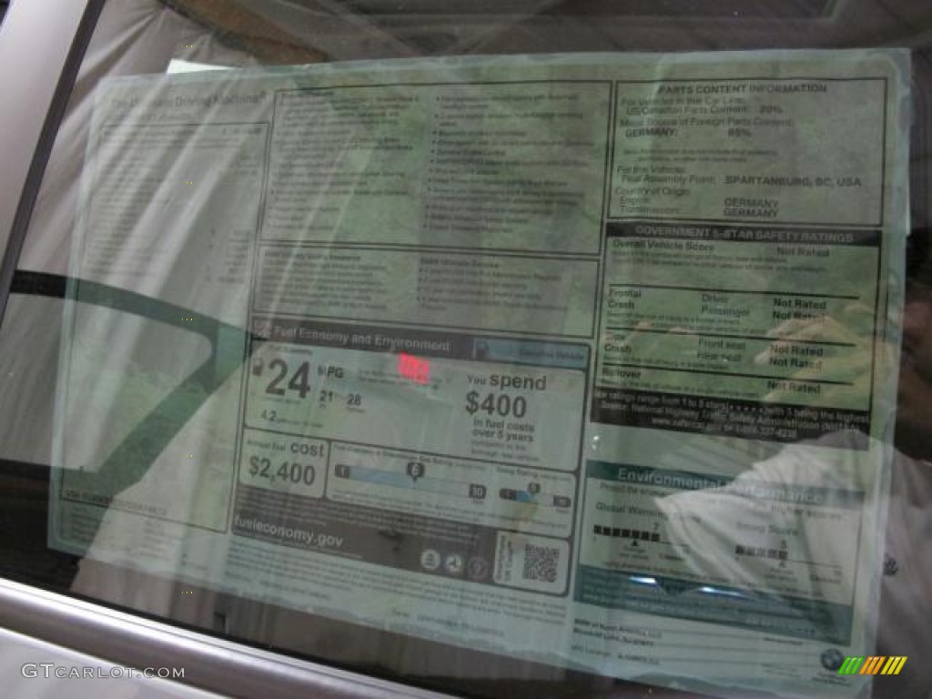 2013 BMW X3 xDrive 28i Window Sticker Photo #68250583
