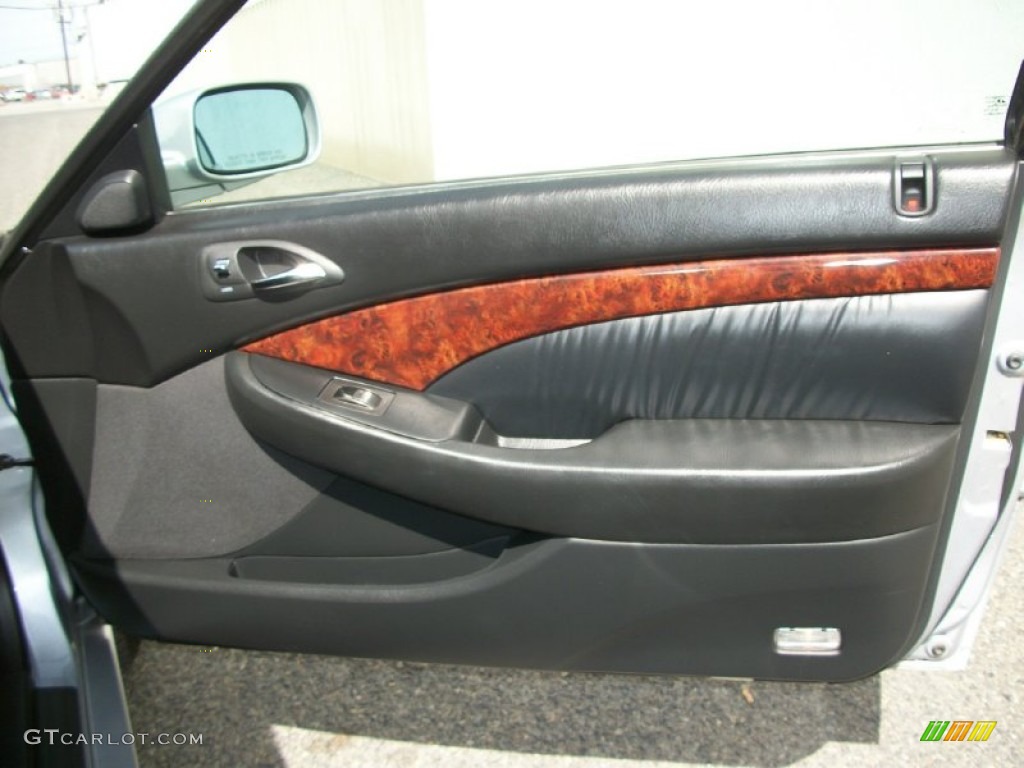 2003 Acura CL 3.2 Ebony Door Panel Photo #68250865