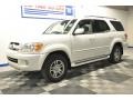 2005 Arctic Frost Pearl Toyota Sequoia Limited 4WD  photo #1