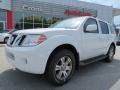 2012 Avalanche White Nissan Pathfinder Silver  photo #1