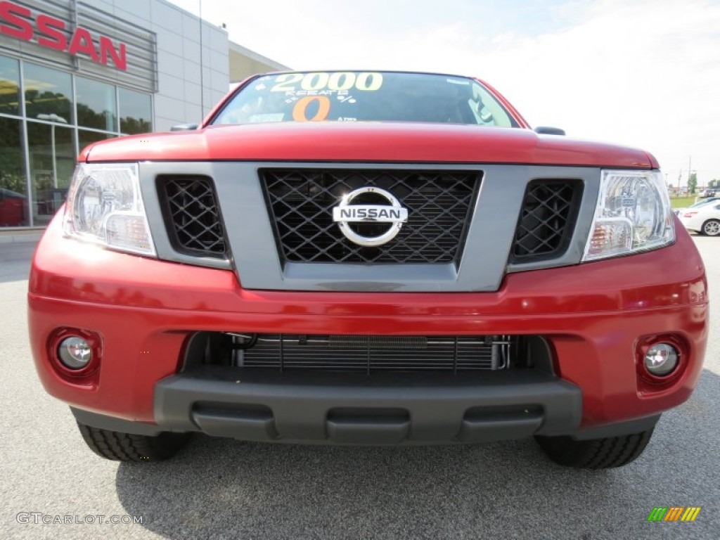 2012 Frontier SV Sport Appearance Crew Cab - Lava Red / SV Sport Graphite photo #8