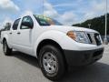 2012 Avalanche White Nissan Frontier S Crew Cab  photo #7