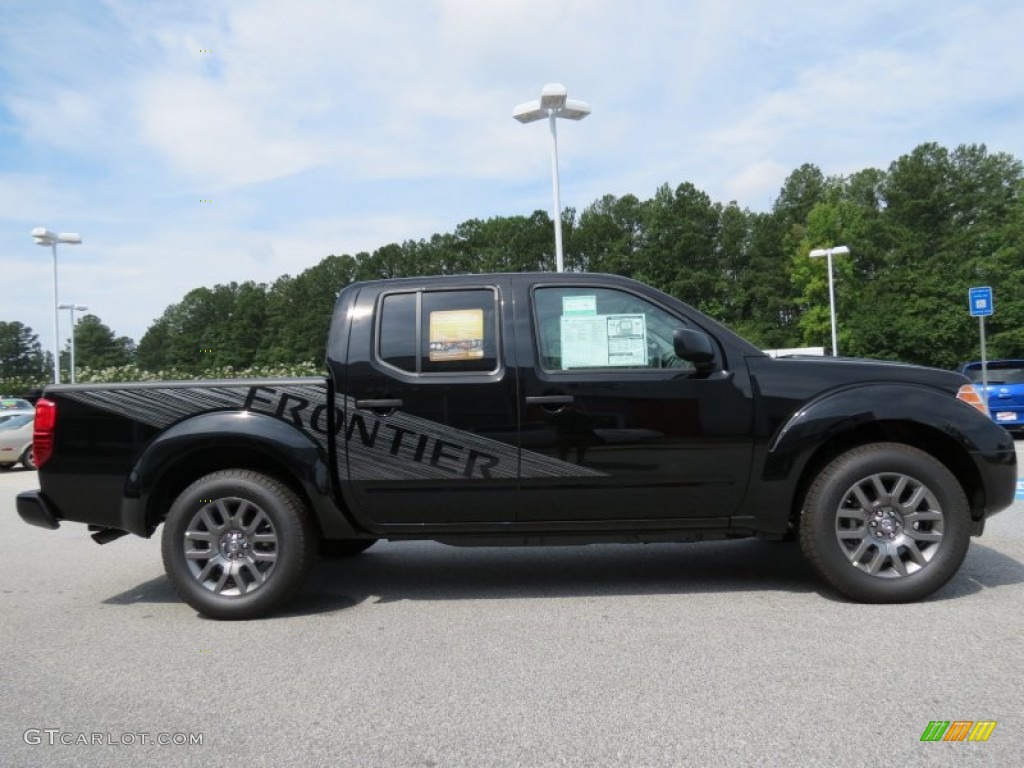 Super Black 2012 Nissan Frontier SV Sport Appearance Crew Cab Exterior Photo #68253466