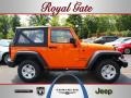 2012 Crush Orange Jeep Wrangler Sport 4x4  photo #1