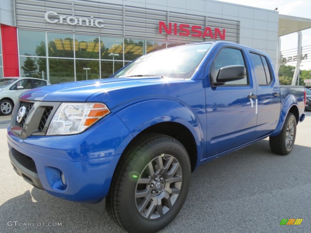 Metallic Blue Nissan Frontier