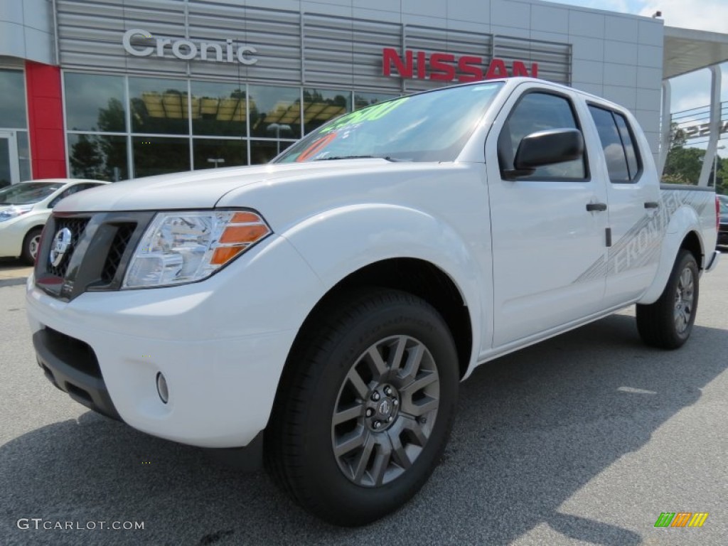 2012 Frontier SV Sport Appearance Crew Cab - Avalanche White / SV Sport Graphite photo #1